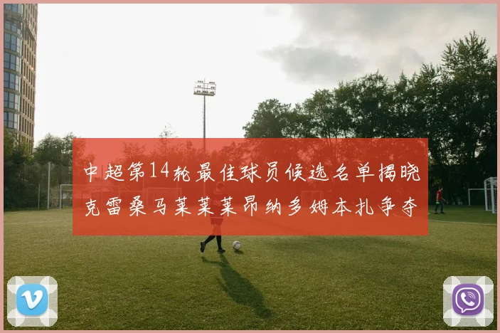 中超第14轮最佳球员候选名单揭晓克雷桑马莱莱莱昂纳多姆本扎争夺荣誉